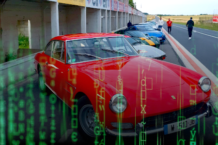 Evenement Matching Numbers Ferrari 330 GTC Circuit de Gueux